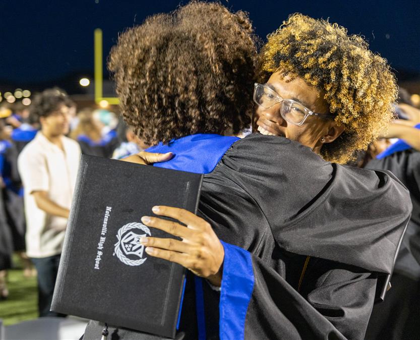 Students celebrate graduating